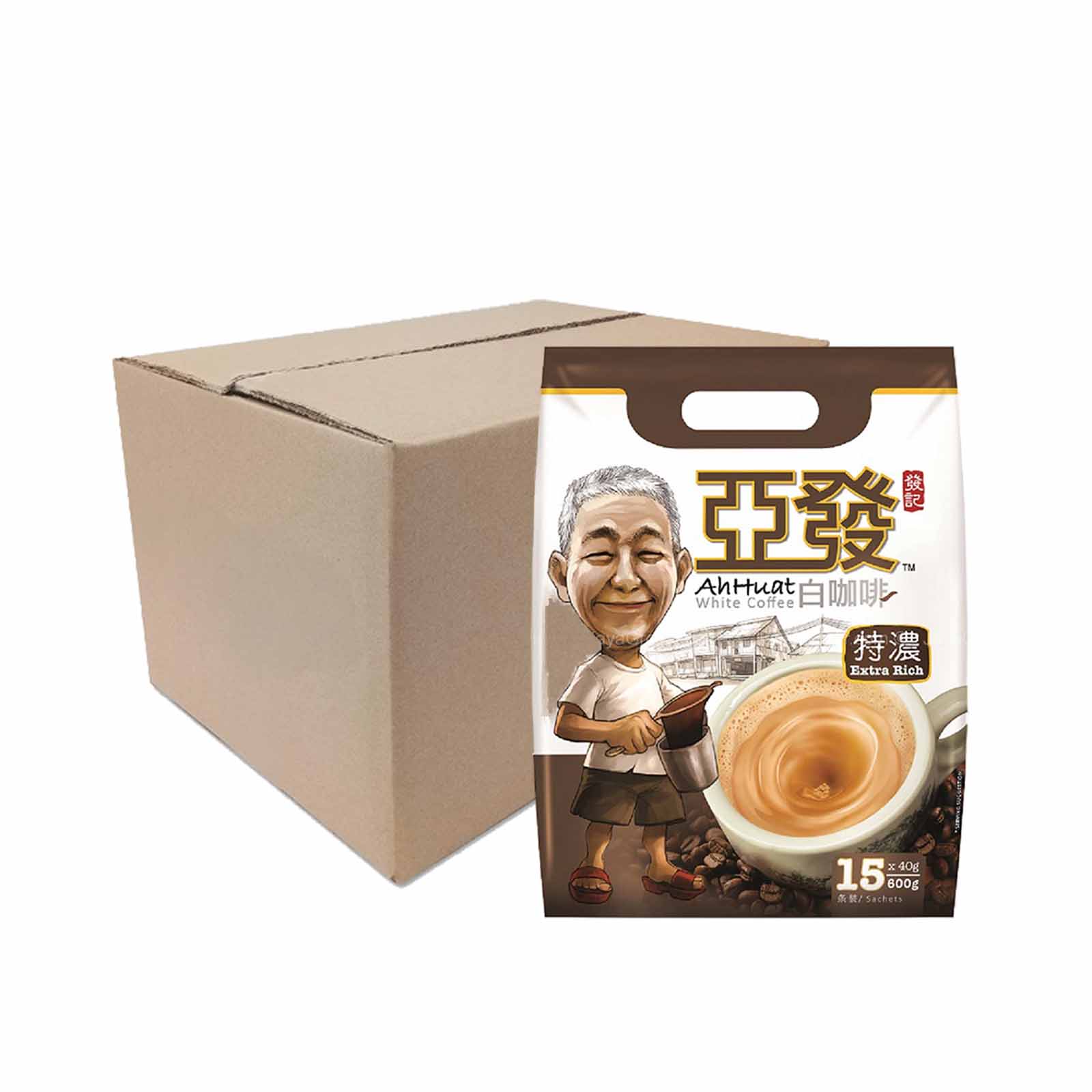 Ah Huat Extra Rich Instant Coffee 40g x 15