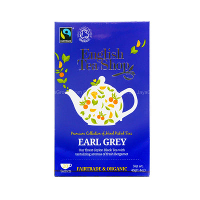 English Tea Shop Black Tea Earl Grey Fair Trade 40g x 20