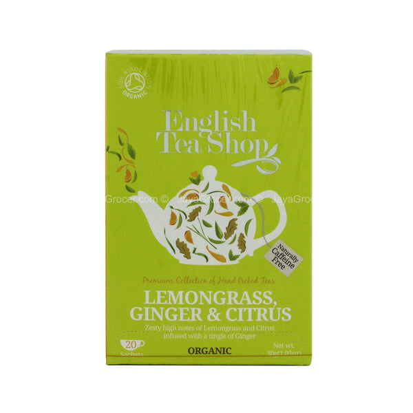 English Tea Shop Lemongrass, Ginger and Citrus Herbal Tea 30g (highest price)