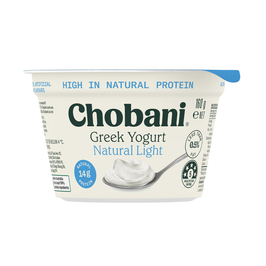 Chobani Natural Light Greek Yogurt 160g