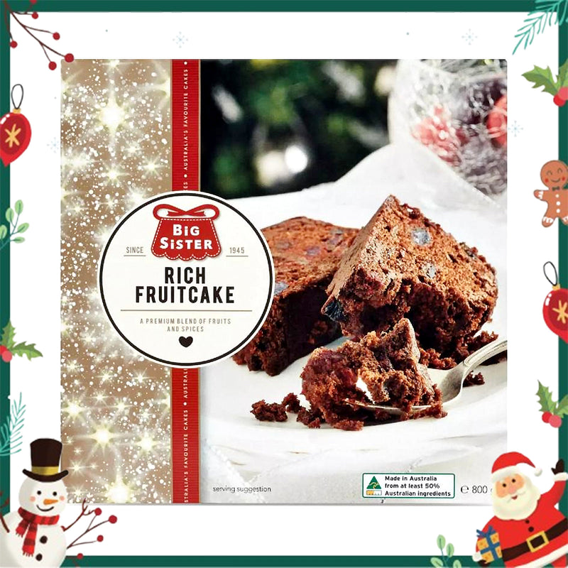 Big Sister Christmas Rich Fruit Cake 800g