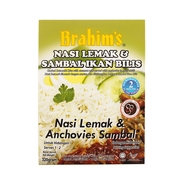 Brahim's Nasi Lemak & Anchovy Sambal 1pack (highest price)