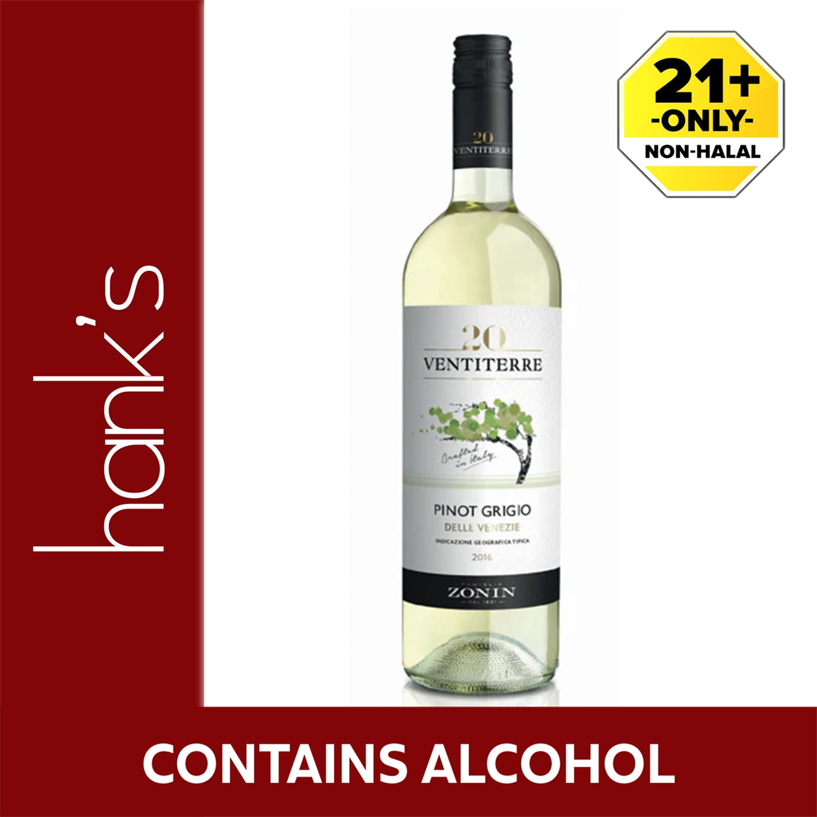 Ventiterra Pinot Grigio Delle Venezie 750ml