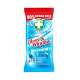 Green Shield Glass & Window Wipes 1pack