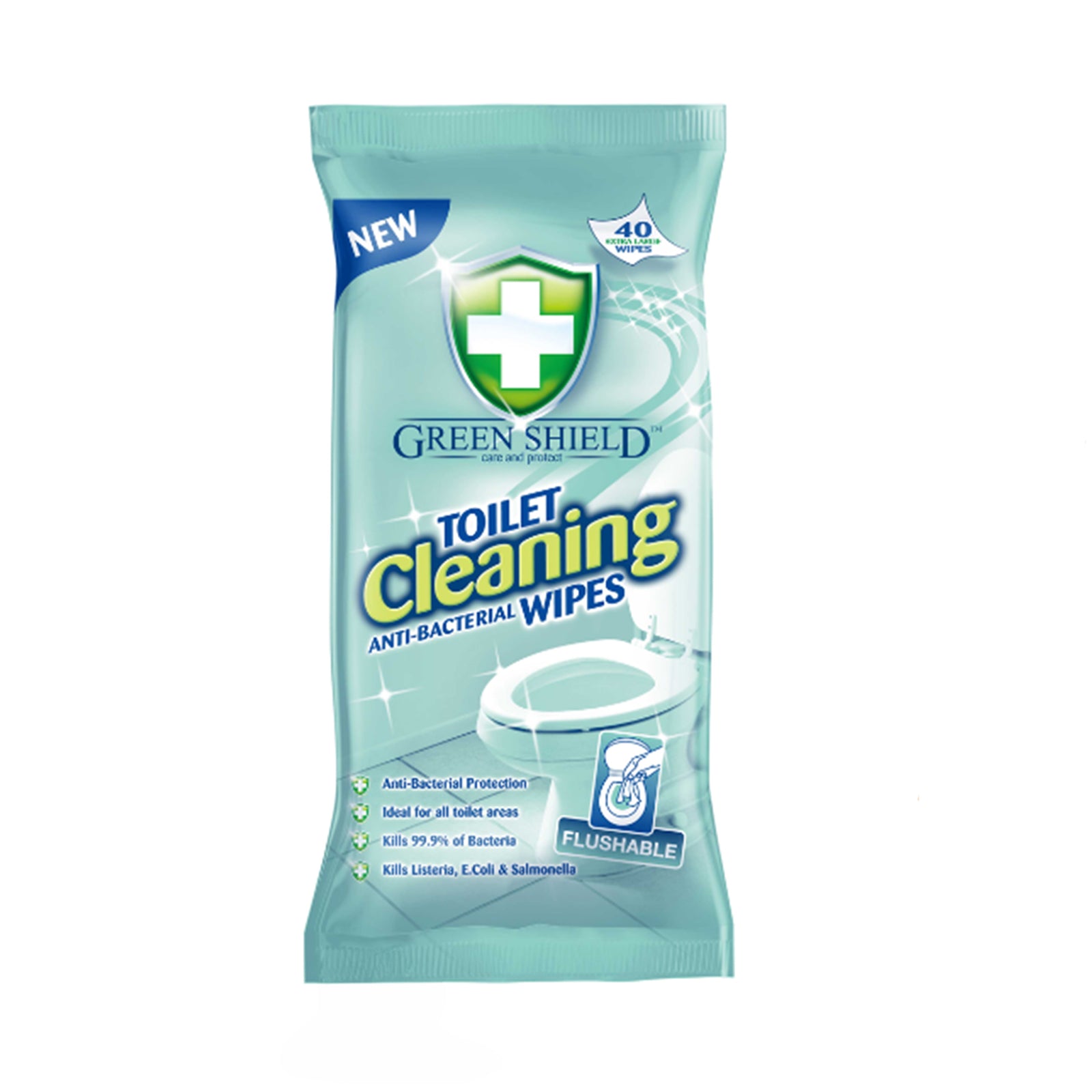 GreenShield Toilet Cleaning Wipes 40pcs/pack