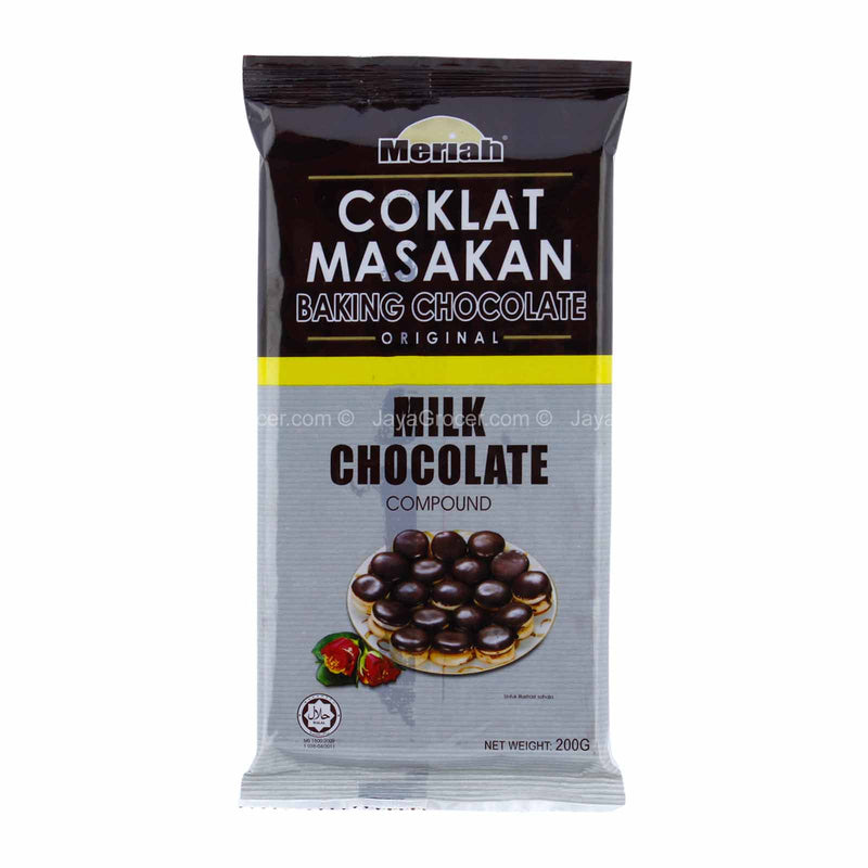 Meriah Baking Milk Chocolate Compound 200g