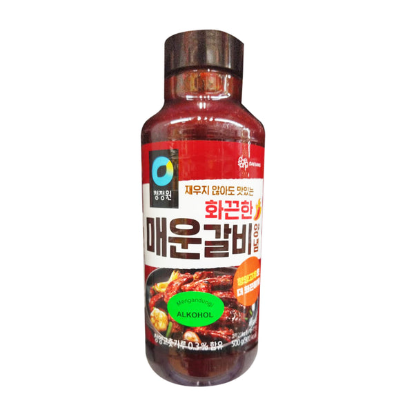 [NON-HALAL] Daesang Korean Hot and Spicy Galbi Marinade Sauce 500g