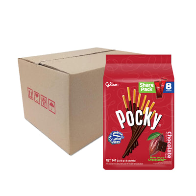 Glico Pocky  Biscuit Stick Family Pack Chocolate Flavour 18g x 8