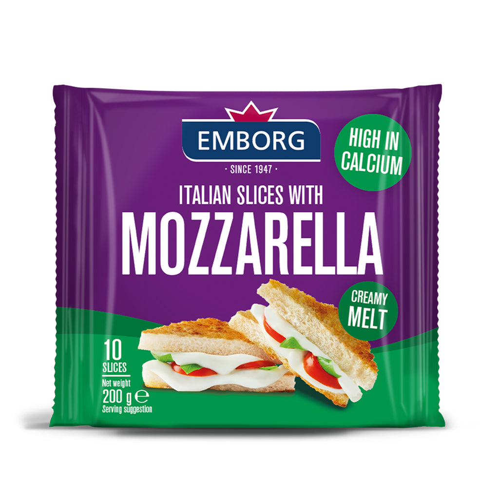 Emborg Italian Mozzarella Cheese Slices 200g