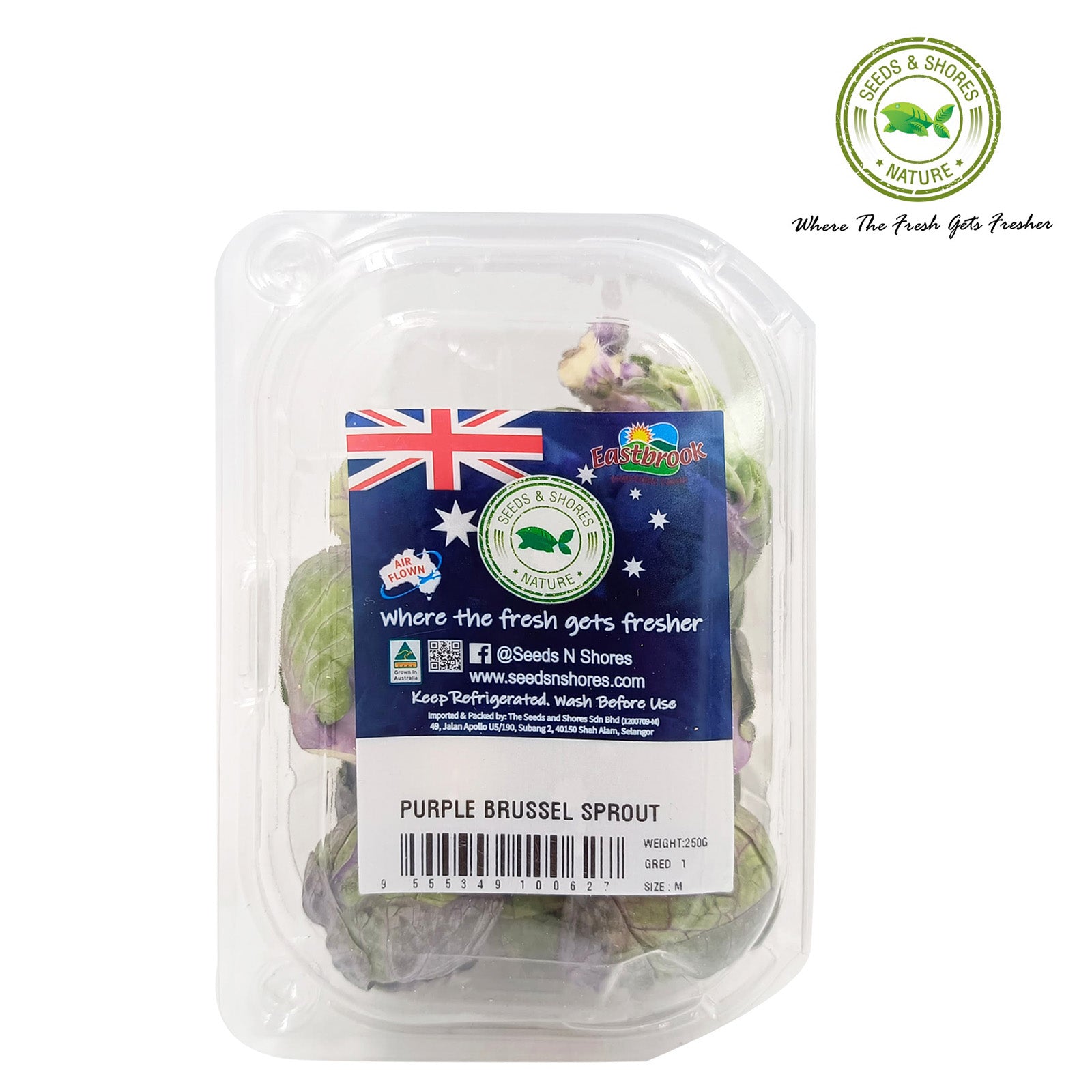 Purple Brussel Sprout (Australia) 250g