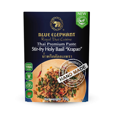 Blue Elephant Thai Premium Stir-Fry Holy Basil Paste 70g