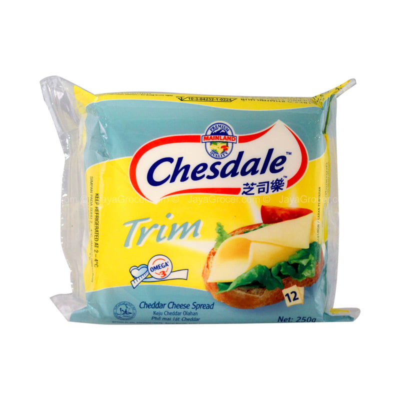 Chesdale Trim Cheddar Cheese Spread 250g