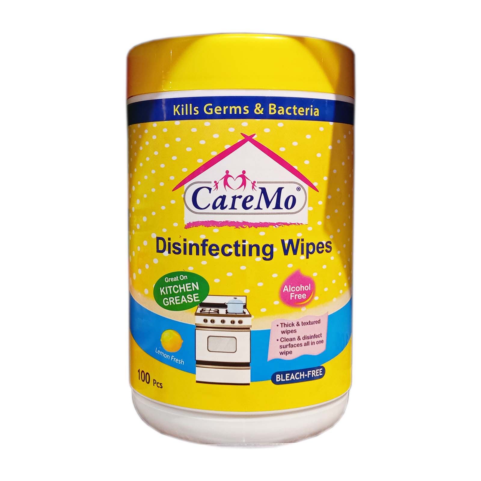 CAREMO DISINFECTING WIPES 100S