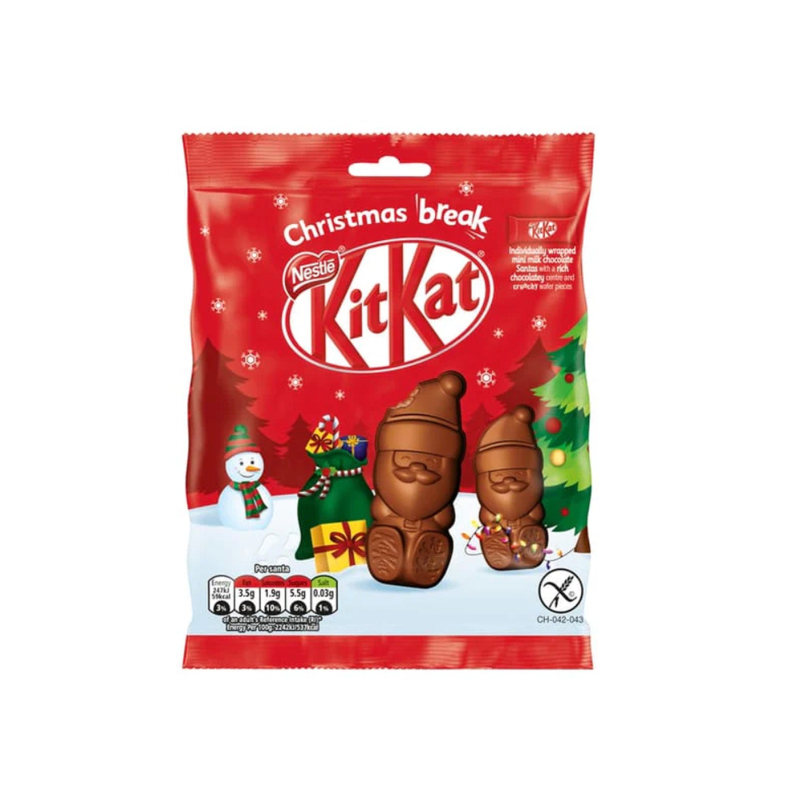 KitKat Santa Chocolate Sharing Bag 55g