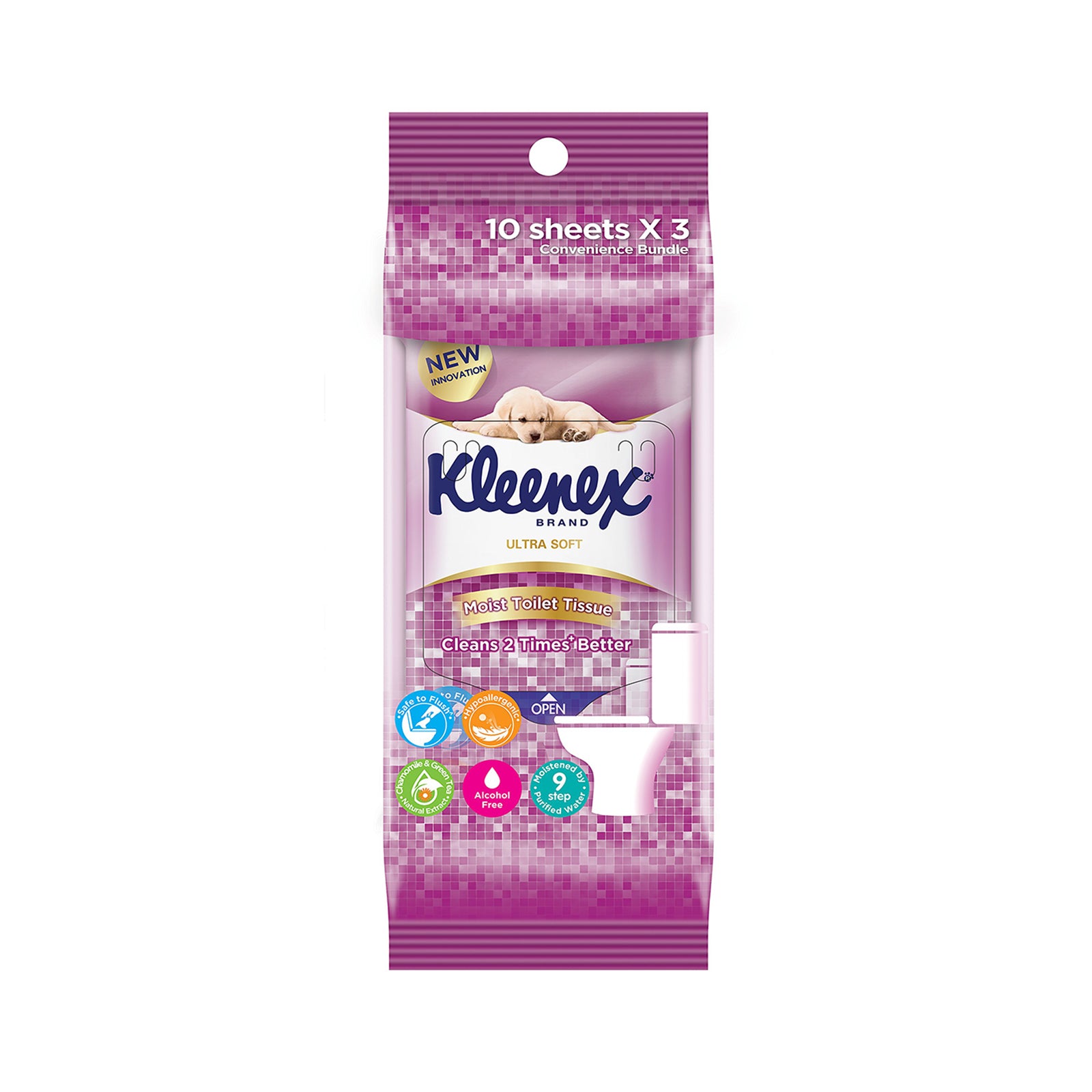Kleenex Wet Toilet Tissue 10sheets