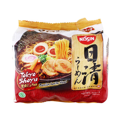 Nissin Tokyo Shoyu Japanese Ramen Instant Noodle 106g x 5