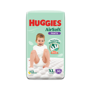 Huggies Airsoft Super Jumbo Pants Extra Large 30sheets
