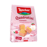 Loacker Quadratini Raspberry Yoghurt Wafer Cookies 220g