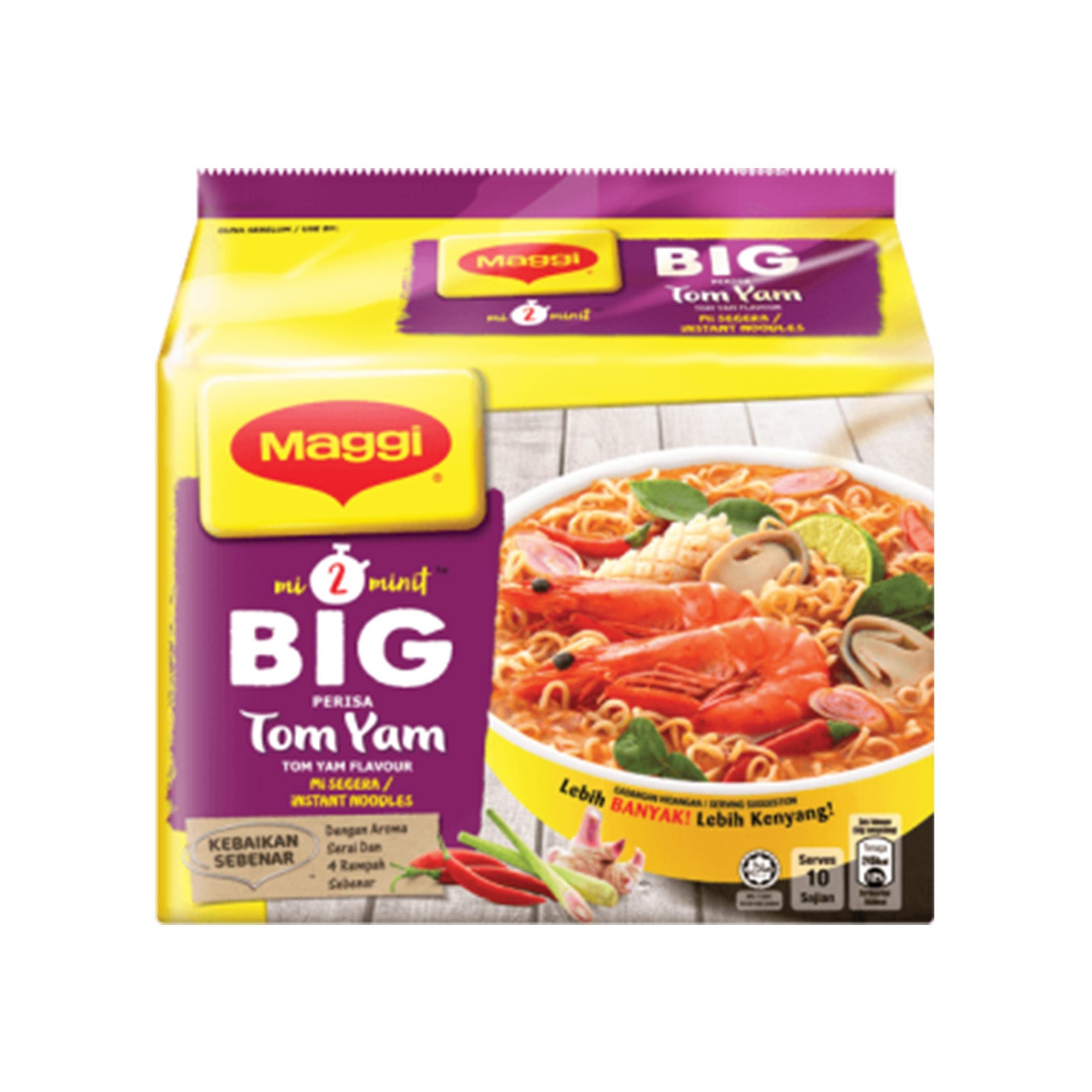 Maggi Big Tomyum Flavour Instant Noodle 107g x 5