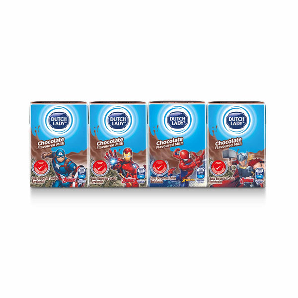 Dutch Lady Milky Marvel Chocolate Flavoured UHT Milk 125ml x 4