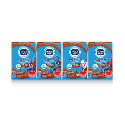 Dutch Lady Milky Marvel Chocolate Flavoured UHT Milk 125ml x 4
