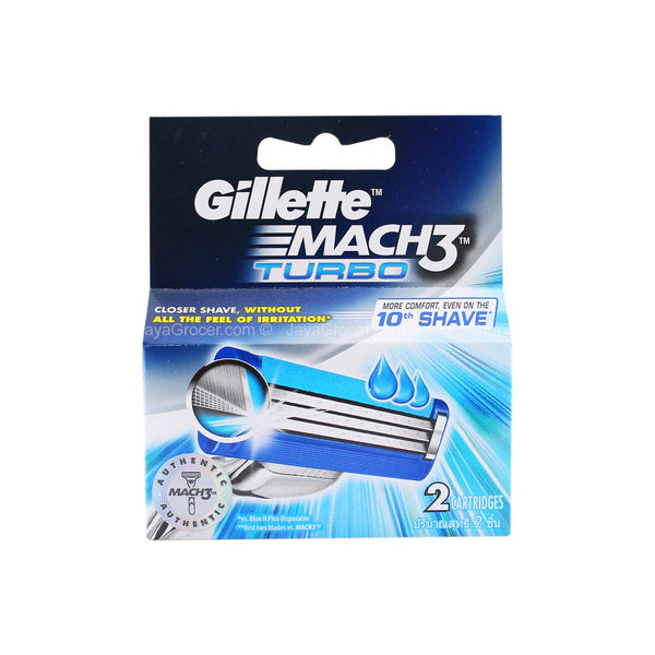 GILLETTE MACH 3 TURBO CART 2S