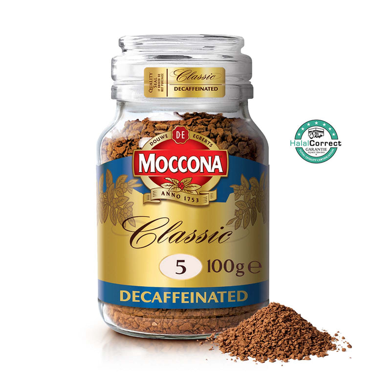 Moccona Freeze Dried Instant Coffee Classic Decaffeinated 100g