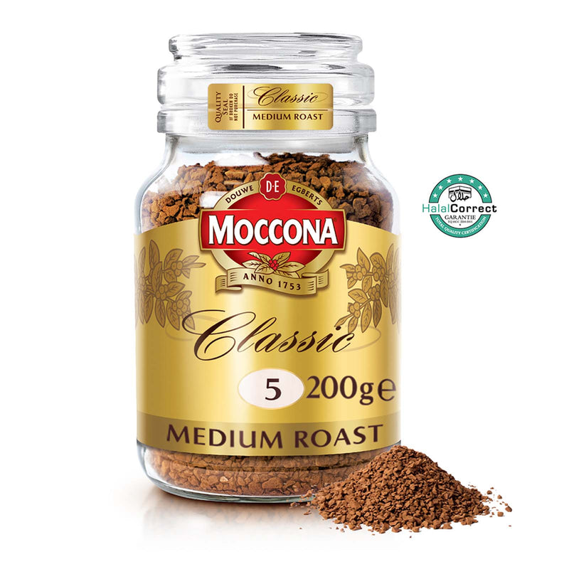 Moccona Classic Medium Roast 5 Coffee 200g