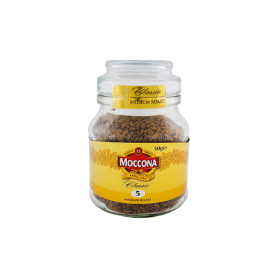 Moccona Classic Medium Roast Intensity 5 Freeze Dried Instant Coffee 50g