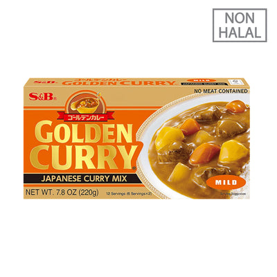 [NON-HALAL] S&B Golden Curry Mix (Mild) 220g