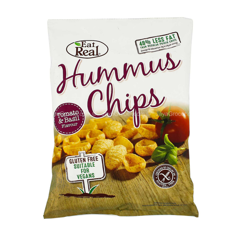 Eat Real @ Cofresh Hummus Crisps Tomato & Basil 110g