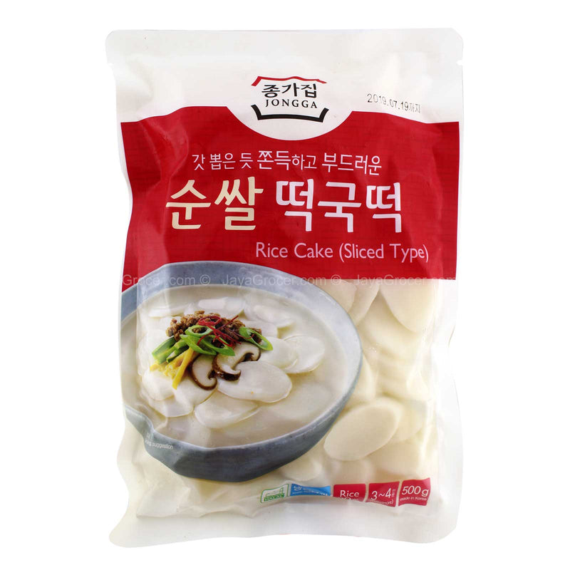 Jongga Rice Cake Slice (Slice Type) 500g