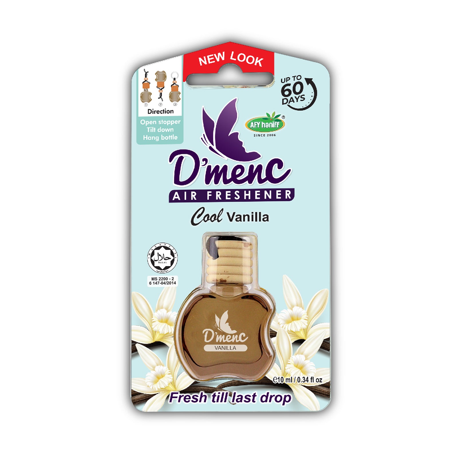AFY Haniff D'menc Vanilla Air Freshener 10ml