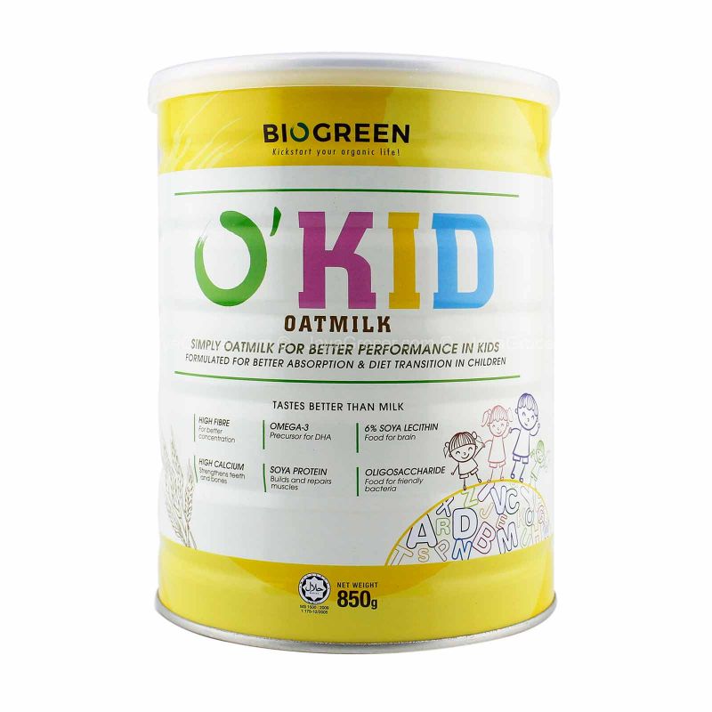 Biogreen OÃ¢â‚¬â„¢Kid Oat Milk 850g
