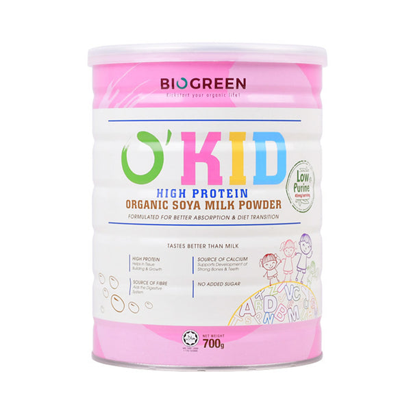 Biogreen O’Kid High Protein Organic Soya Milk Powder 700g