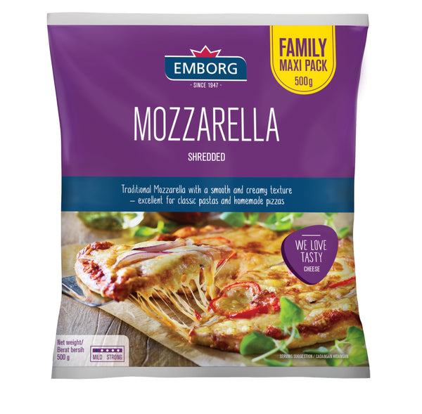 Emborg Shredded Mozzarella Cheese 500g