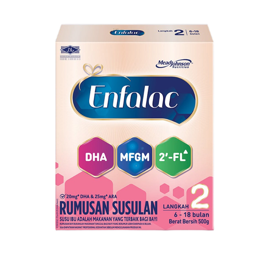 Enfalac A+/Enfalac Baby 2'-FL Step 2 with MFGM and DHA+ARA Formula Milk 475g