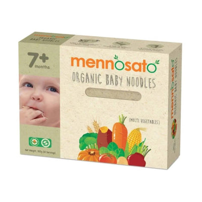Mennosato Organic Multi Vegetables Baby Noodle 300g