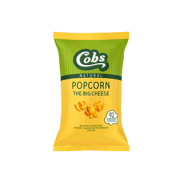 Cobs Natural Popcorn Cheddar Cheese 100g (highest price)