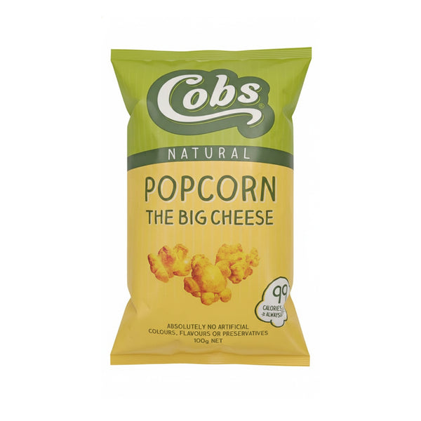 Cobs Natural Popcorn Cheddar Cheese 100g (highest price)