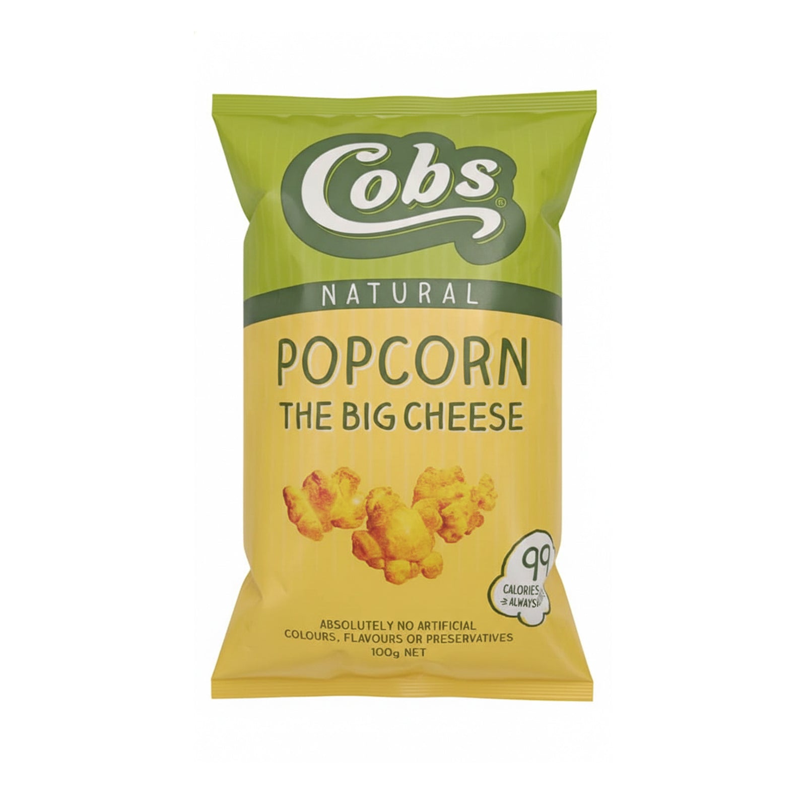 Cobs Natural Popcorn Cheddar Cheese 100g