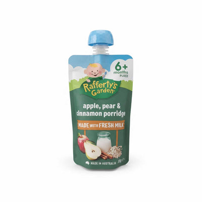 RaffertyÃ¢â‚¬â„¢s Garden Apple, Pear & Cinnamon Ready-to-Eat Porridge 120g