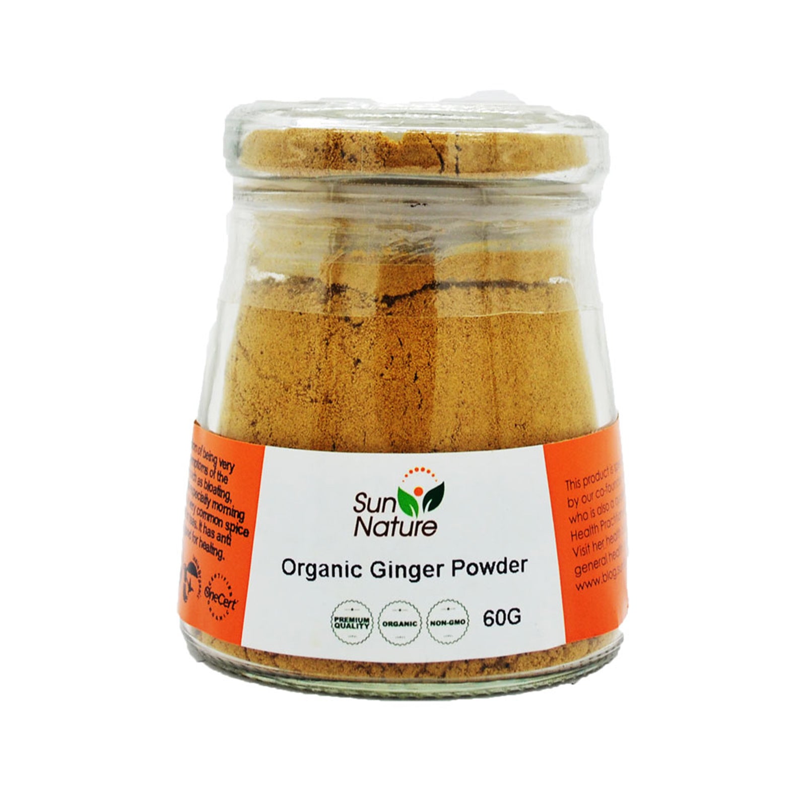 SUN NATURE ORGN GINGER POWDER 60G