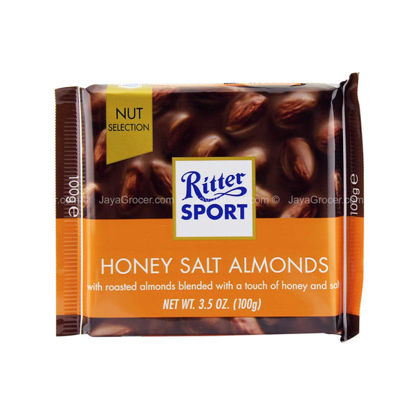 Ritter Sport Honey Salt Almonds Chocolate Bar 100g (highest price)