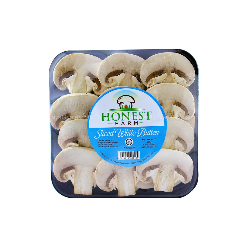 Honest Farm Sliced White Button Mushroom (Malaysia) 1pack