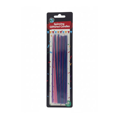 Party Planet Sparkling Glittered Candles 18pcs