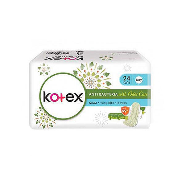 Kotex Eucalyptus Wing OdorCare Pad 24cm 16pcs/pack