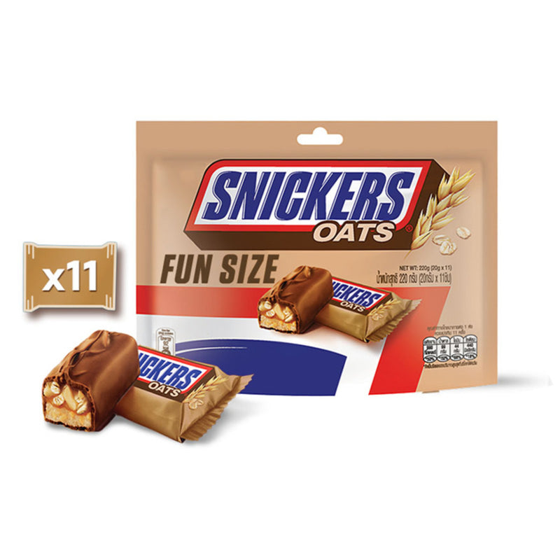 Snickers Oats Fun Size Chocolate 20g x 11