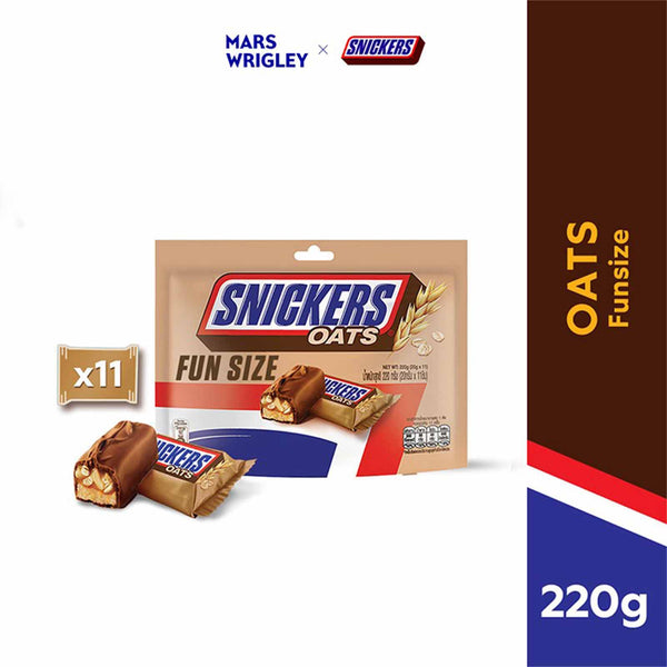 Snickers Fun Size Oats Chocolate Bar 220g (highest price)