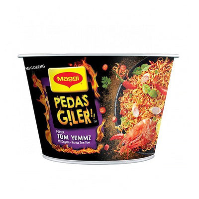 Maggi Pedas Giler Perencah Tom Yummz Instant Noodle Bowl 92g